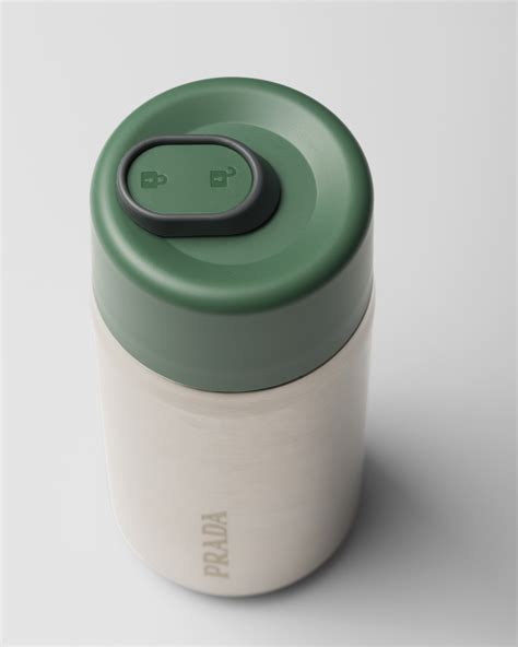 Silver/spruce Stainless Steel Travel Mug, 340 Ml.